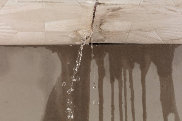 Professional Burst Pipe Cleanup technician working in Dighton, MA